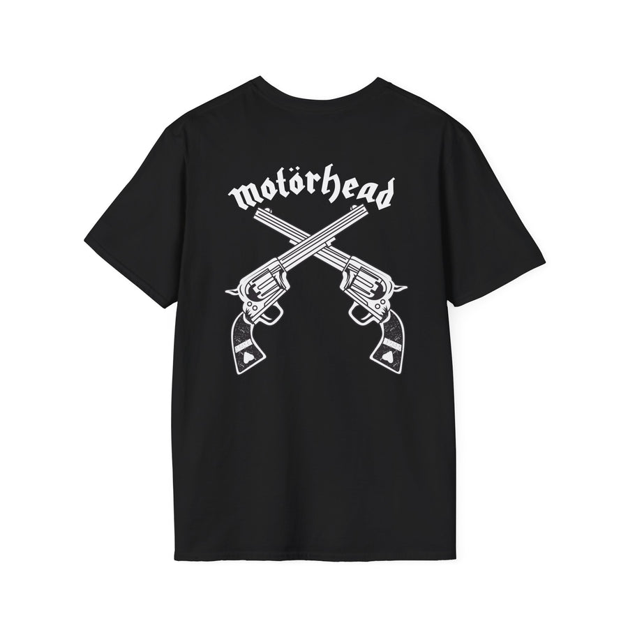 MOTORHEAD PISTOLS MOTORCYCLE TEE (FRONT / BACK)