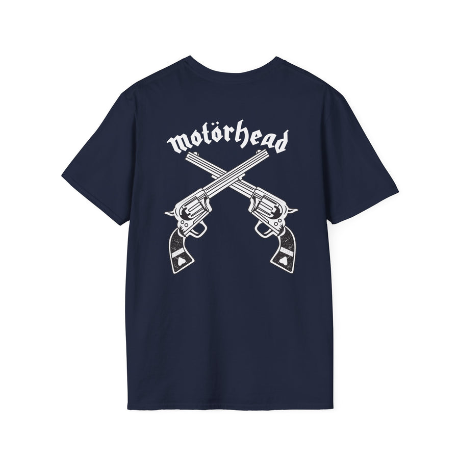 MOTORHEAD PISTOLS MOTORCYCLE TEE (FRONT / BACK)