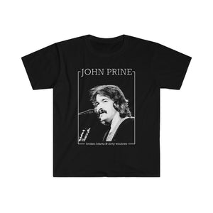 JOHN PRINE BROKEN HEARTS AND DIRTY WINDOWS TEE