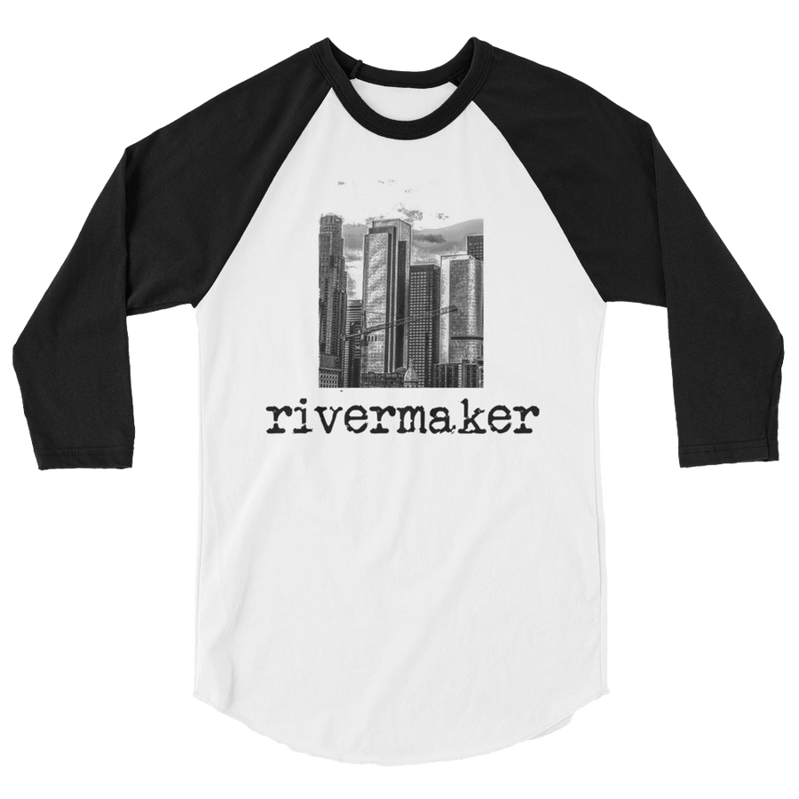 RIVERMAKER 3/4 SLEEVE CITY BANNER TEE - THE ROADHOUSE